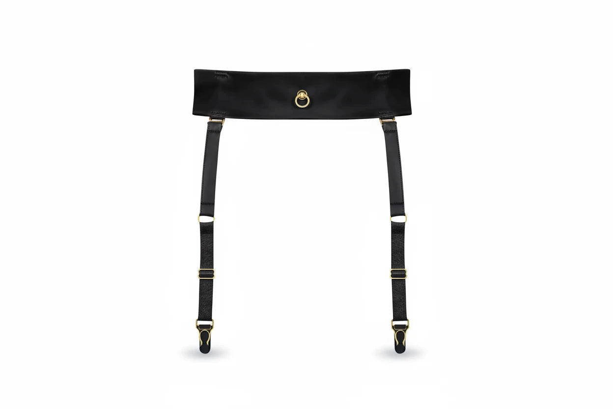 CHAMBRE NOIRE-GARTER BELT-BLACK