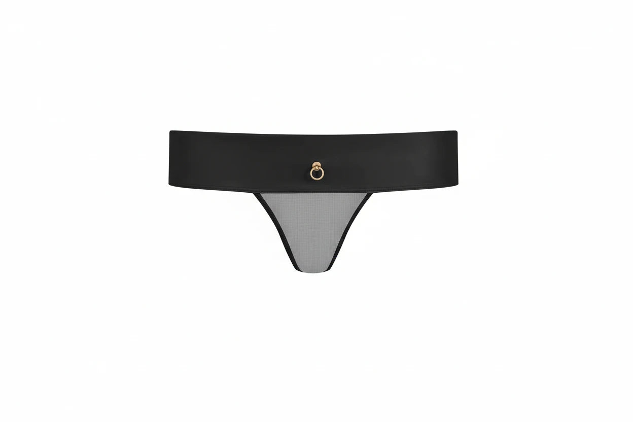 CHAMBRE NOIRE TANGA - BLACK