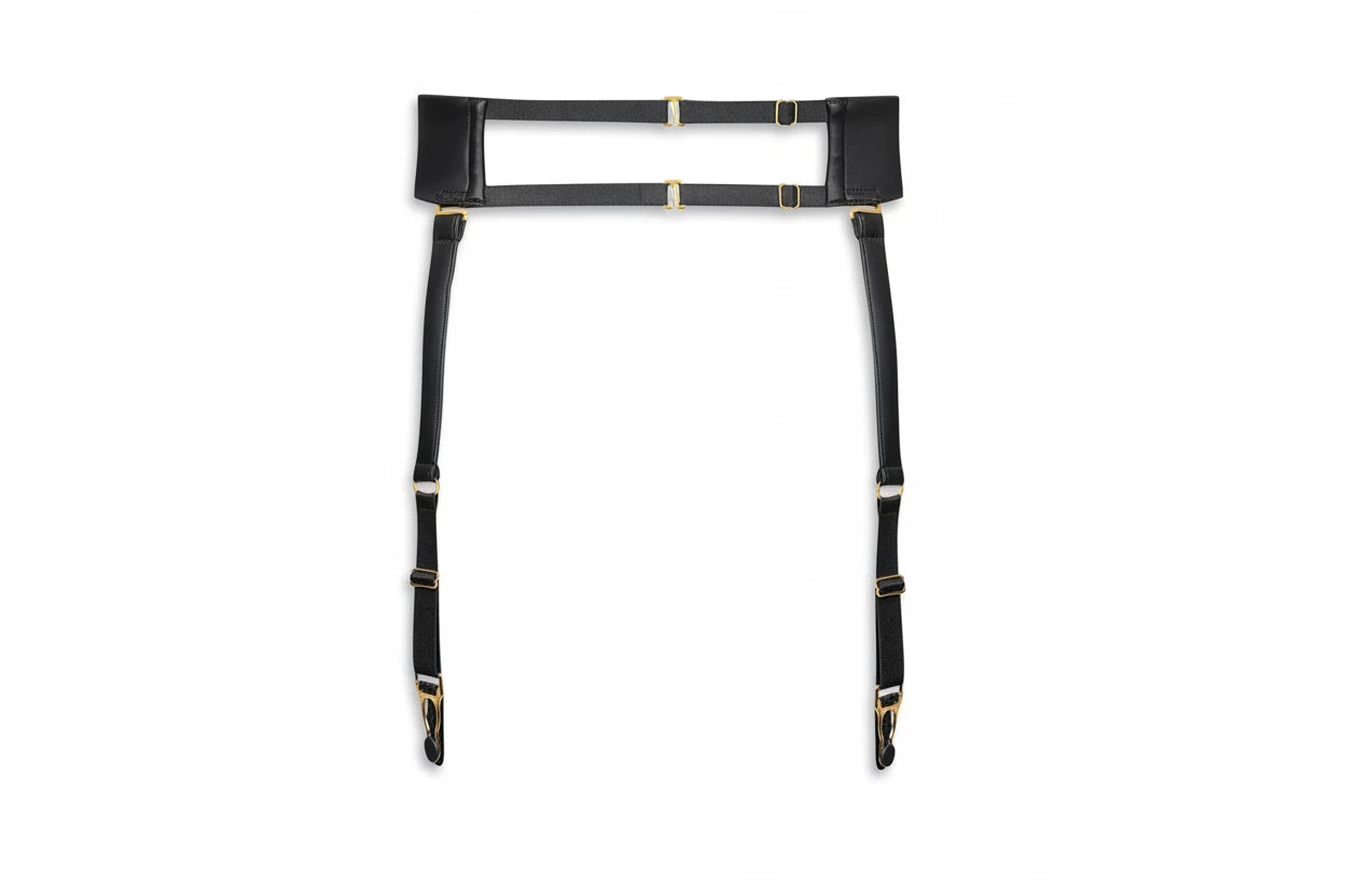 CHAMBRE NOIRE-GARTER BELT-BLACK