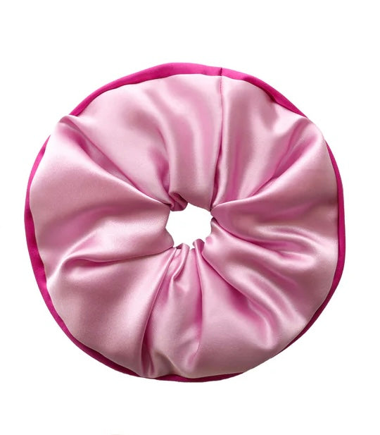 Silk Scrunchy - Pink