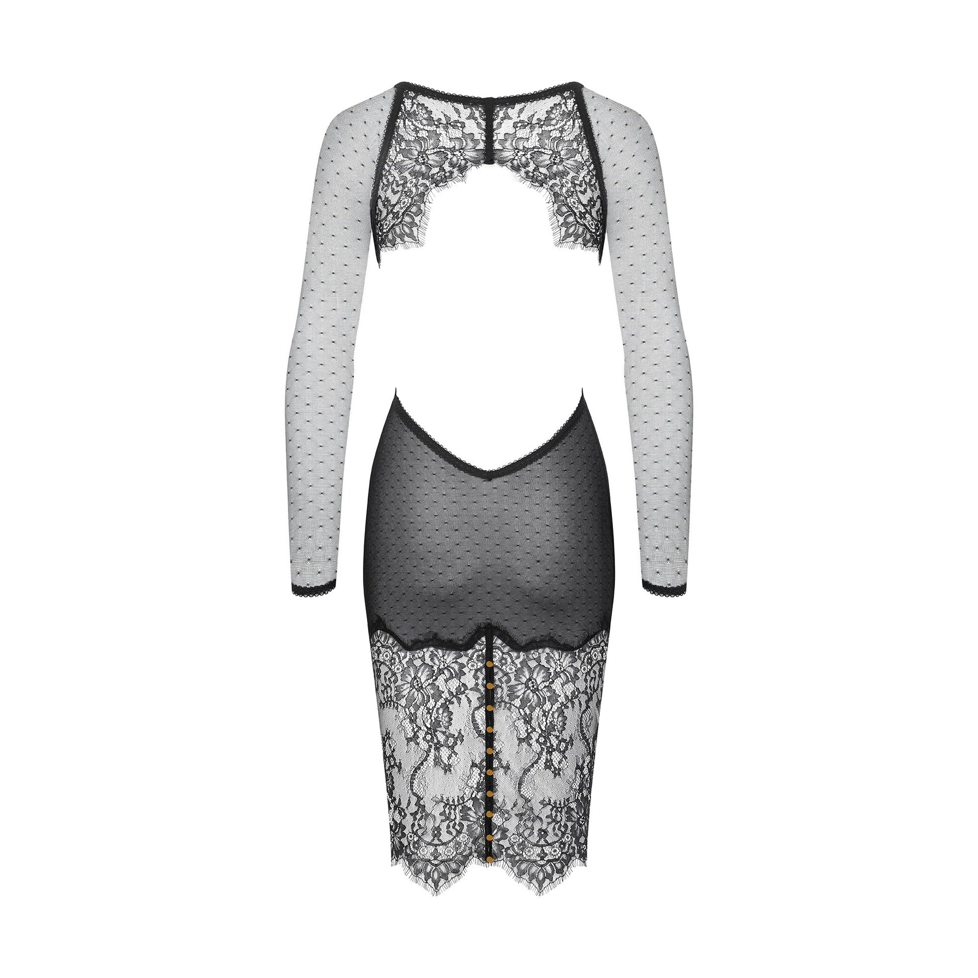 INSPIRATION DIVINE NAKED BACK DRESS