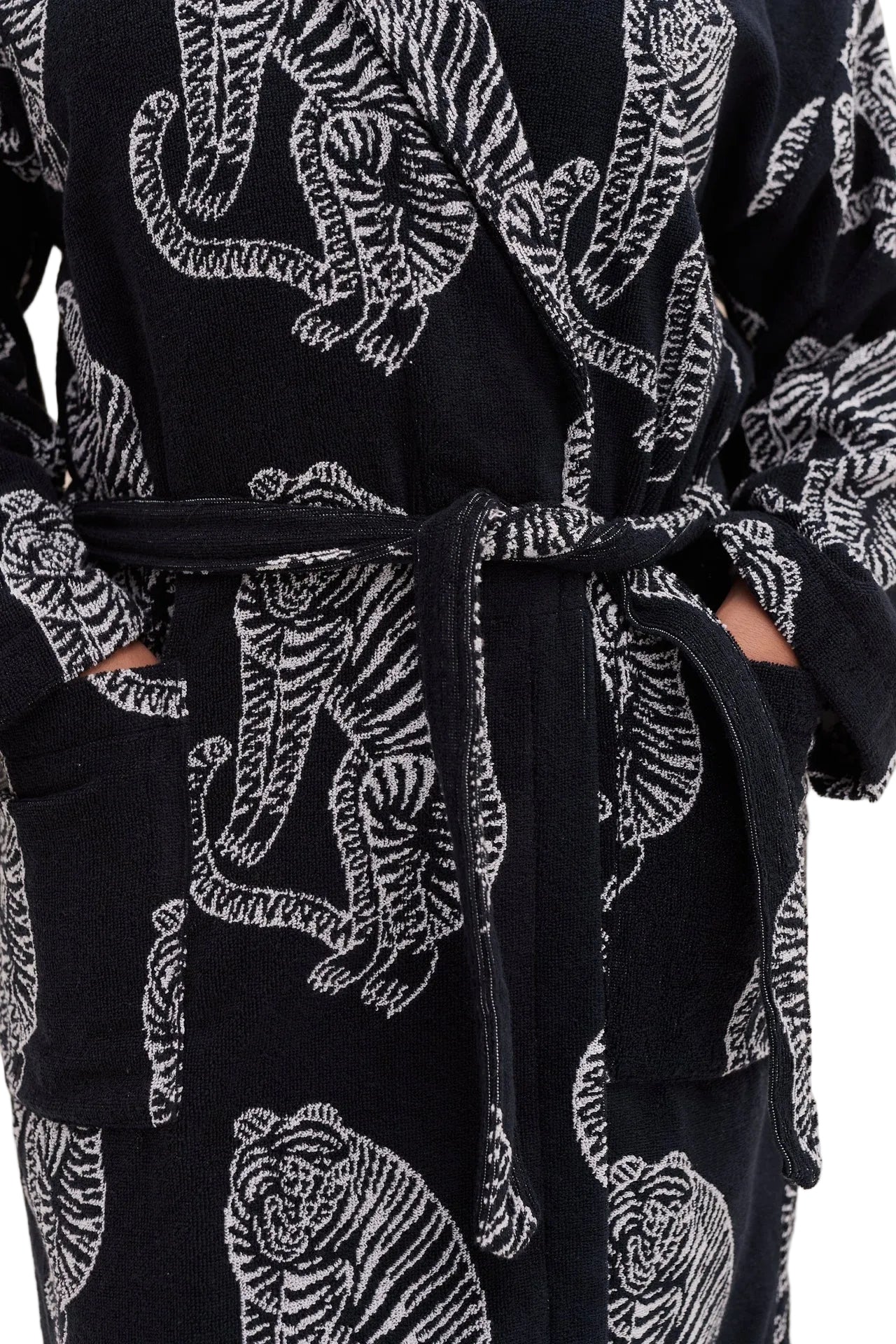 Towel robe black