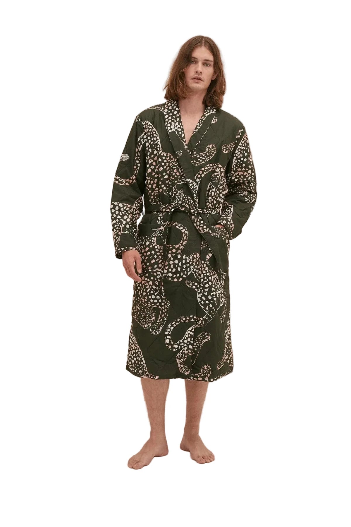 MENS QUILTED ROBE