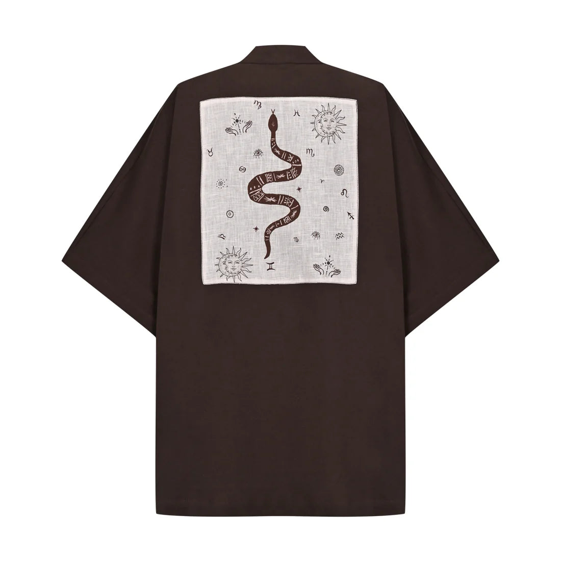 Terra -brown kimono