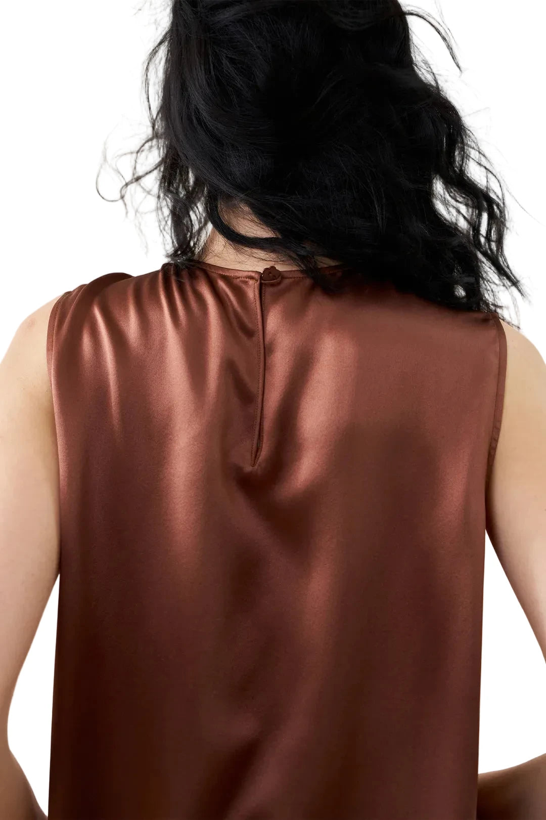 Tuscan Bloom Silk Sleeveless Dress