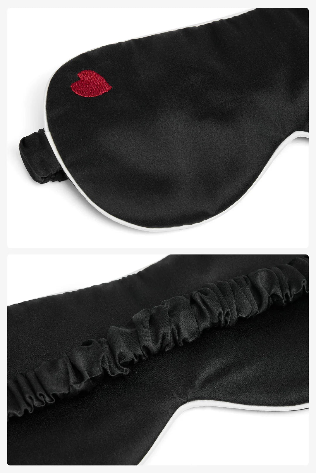 Little Heart Silk Eye Mask