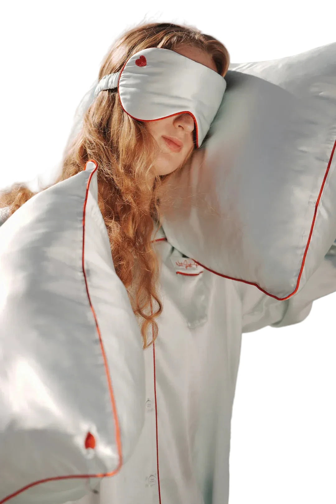 Little Heart Silk Eye Mask