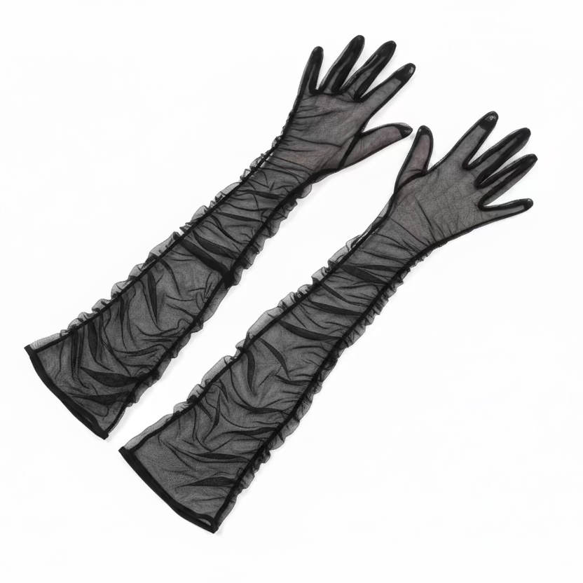 NUIT FAUVE OPERA GLOVES - BLACK
