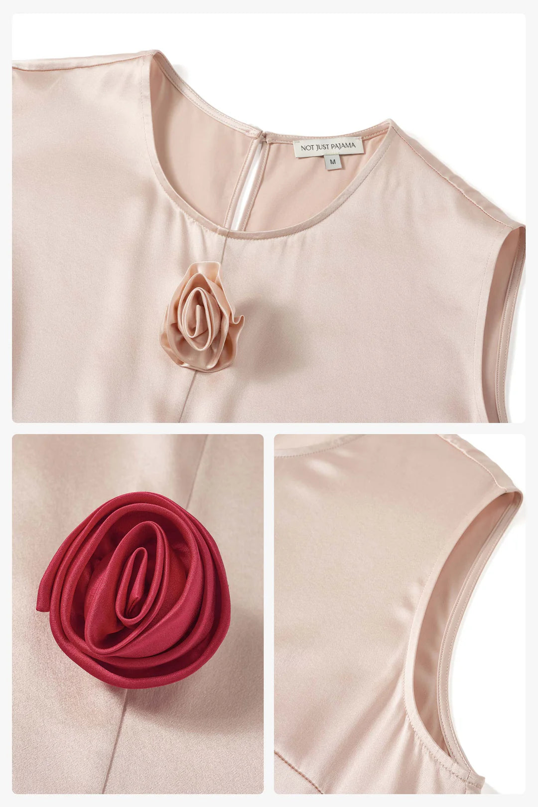 Tuscan Bloom Silk Sleeveless Dress