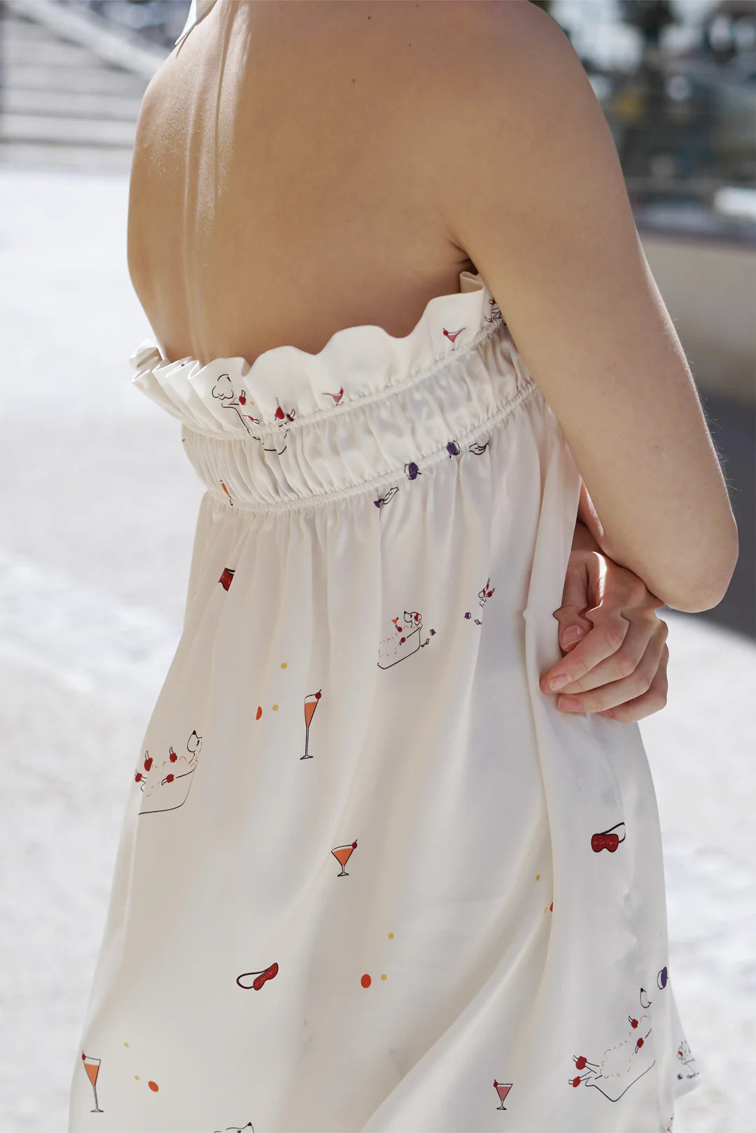 Bubbles Poodle Silk Set