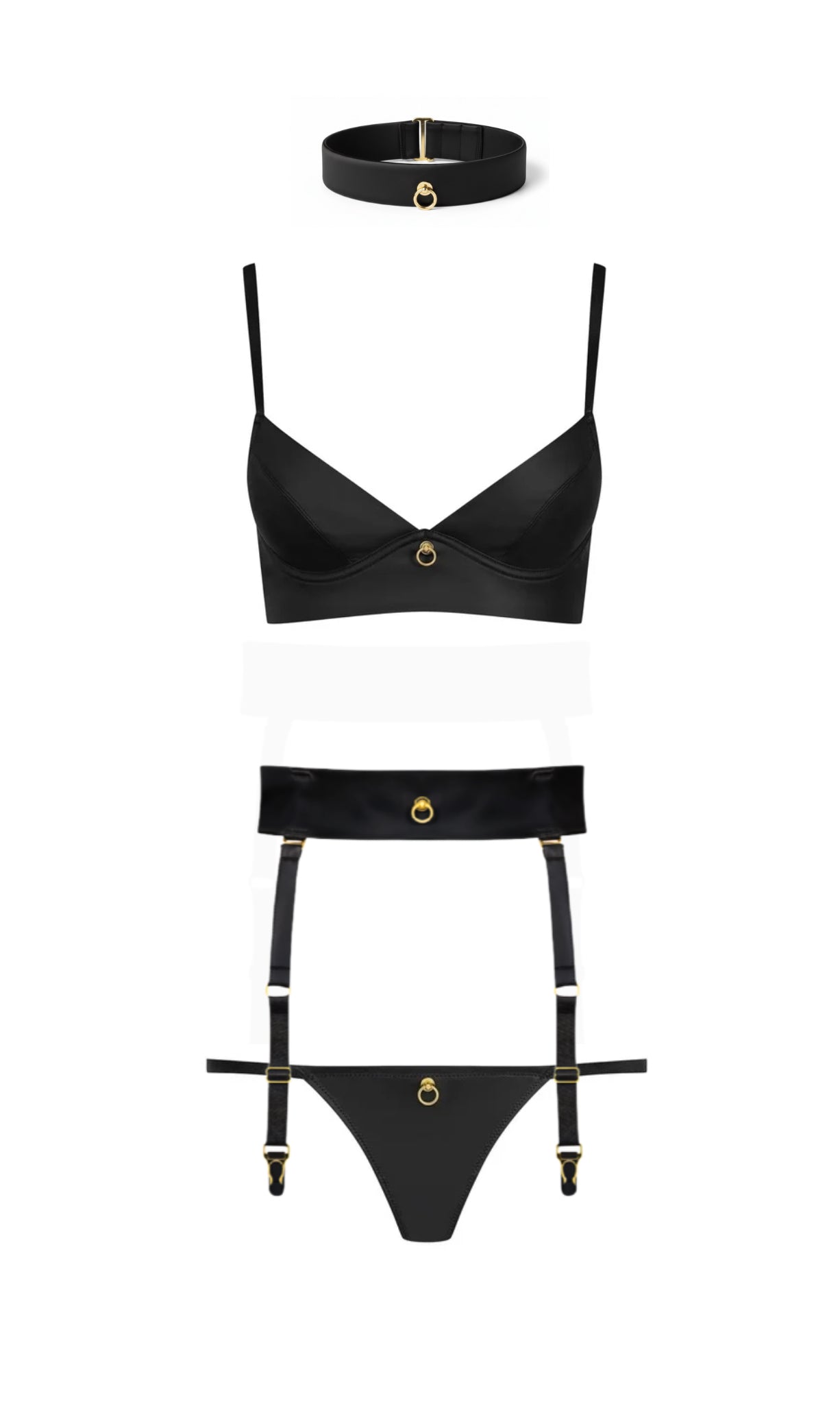 CHAMBRE NOIRE MINI THONG BLACK - 561414