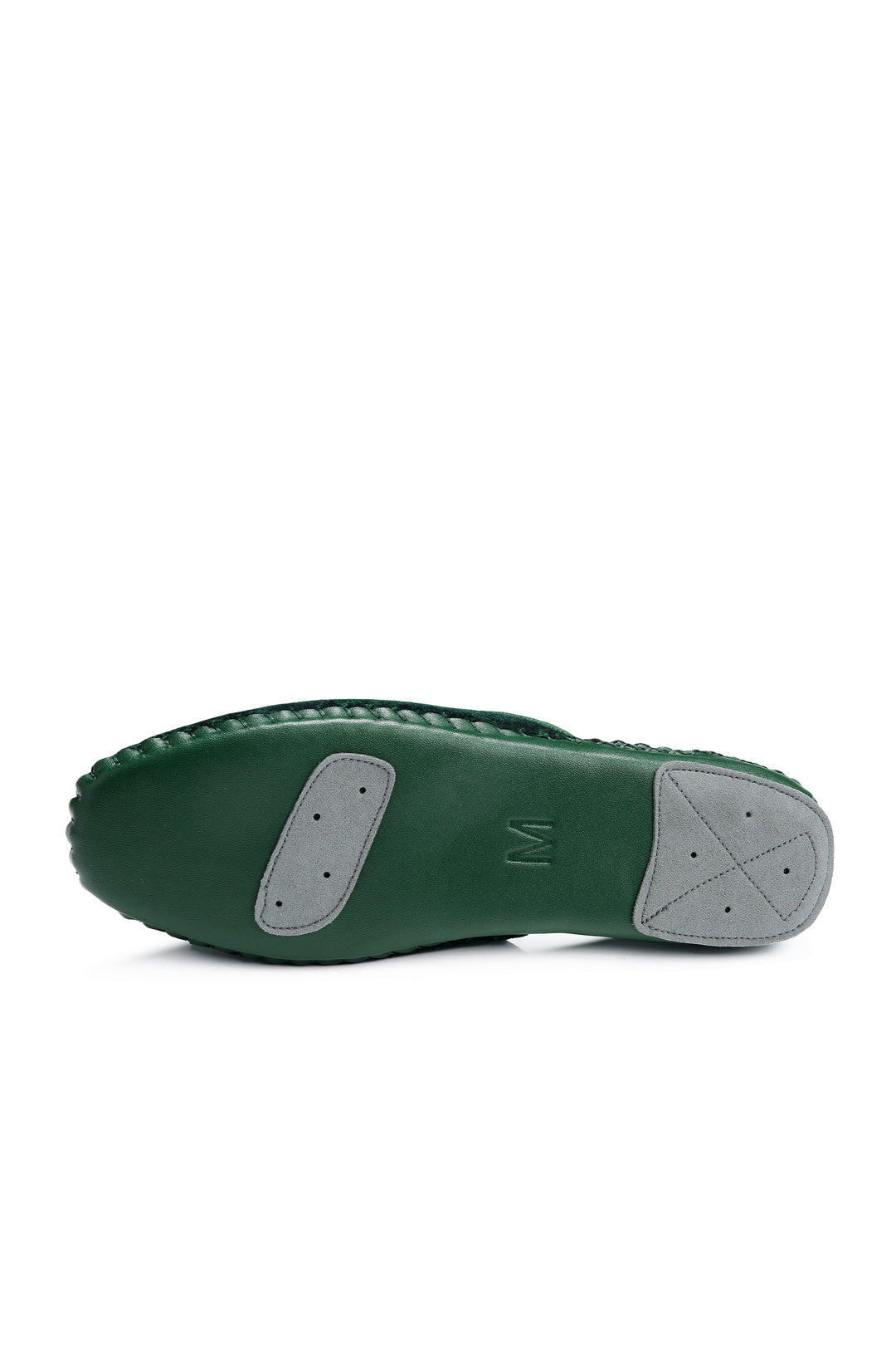 Women Velvet Slippers - Dark Green