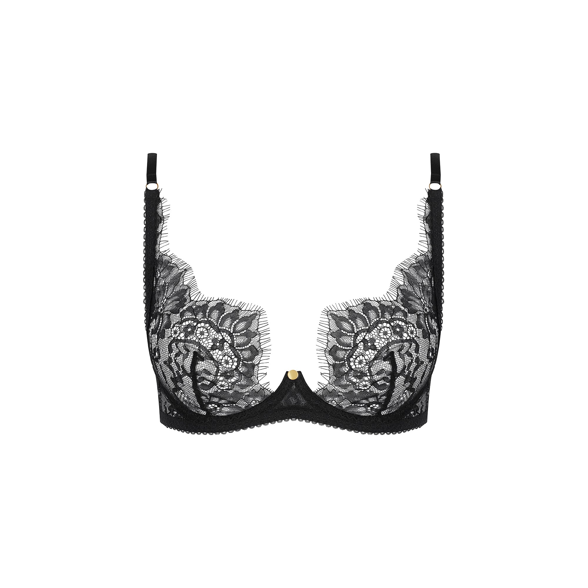 INSPIRATION DIVINE SCARF BRA - BLACK