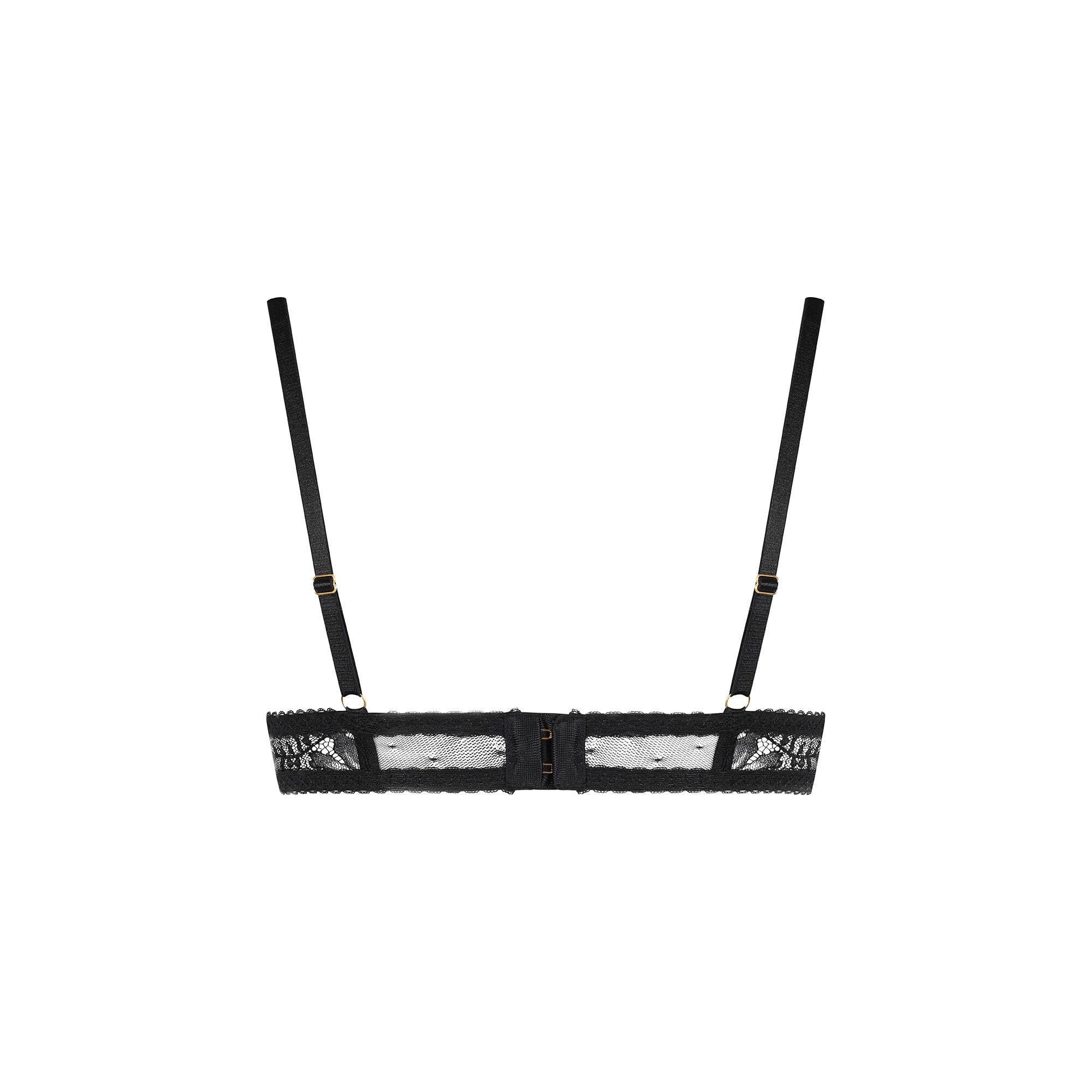 INSPIRATION DIVINE SCARF BRA - BLACK